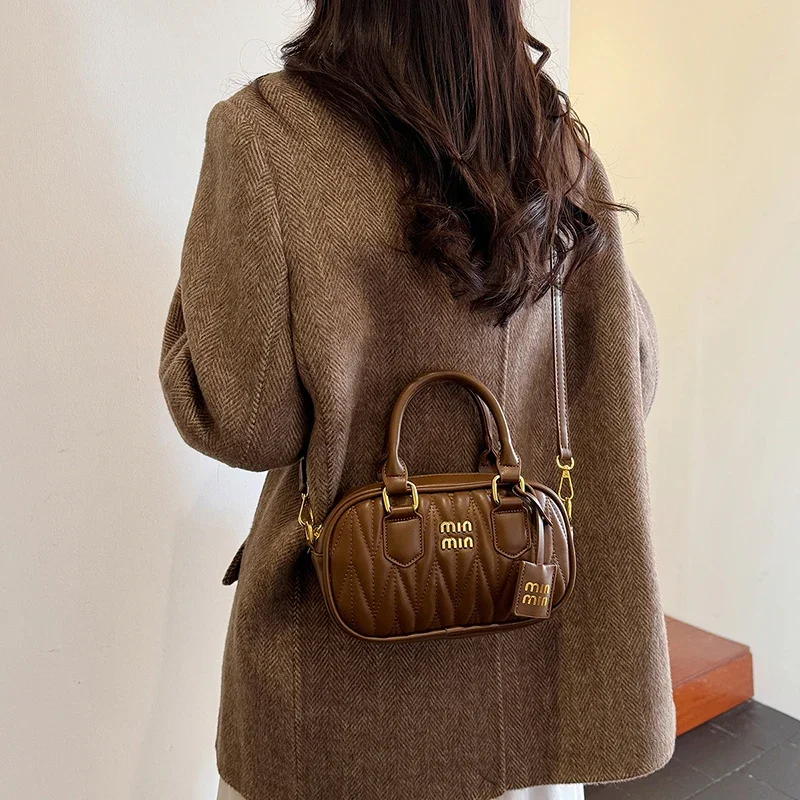 Women Bags Popular Brands - Diaper Bags Elegant Leather Shoulder Bag