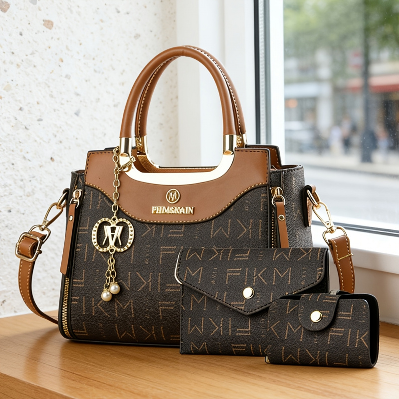 Women Bags Luxury - 3-piece set of light luxury high-grade