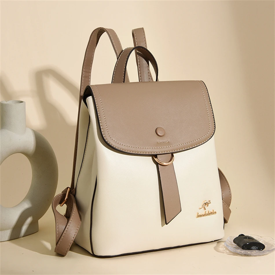 Mini Backpack Women - 2024 High Quality Fashion Printing Contrast