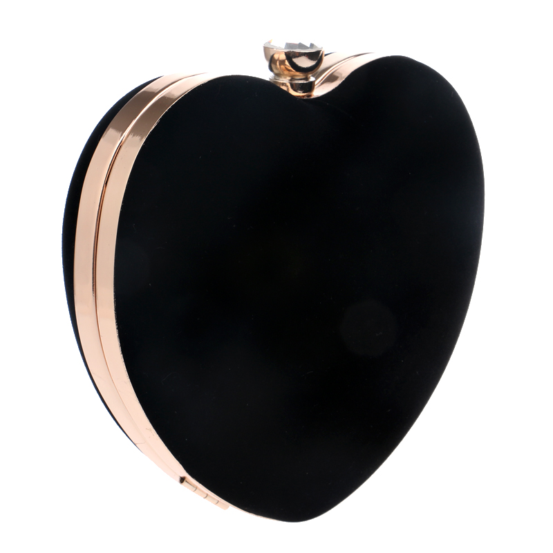 Red Heart Design Women Clutch  - Mini Purse Chain ulasan dan harga