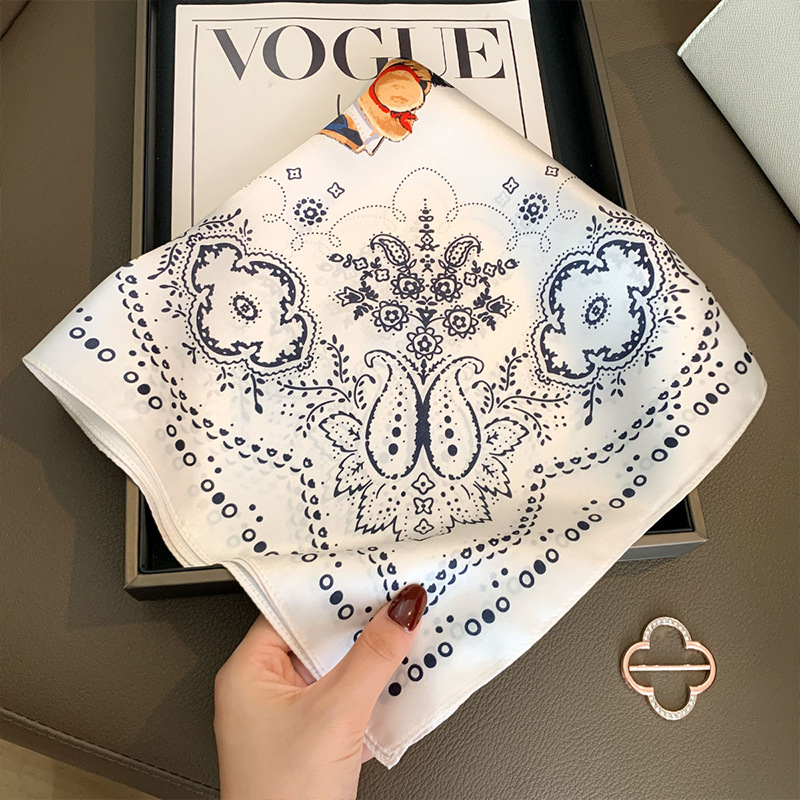 100% Mulberry Silk Scarf for W - Women Bags Office ulasan dan harga