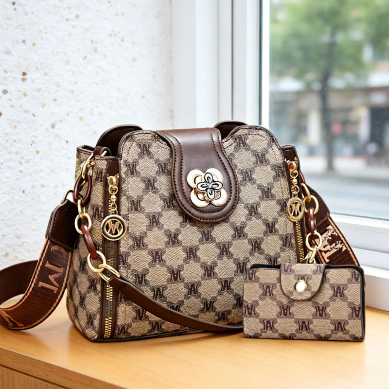 vintage letter printed shoulde - Women Bags For Work ulasan dan harga