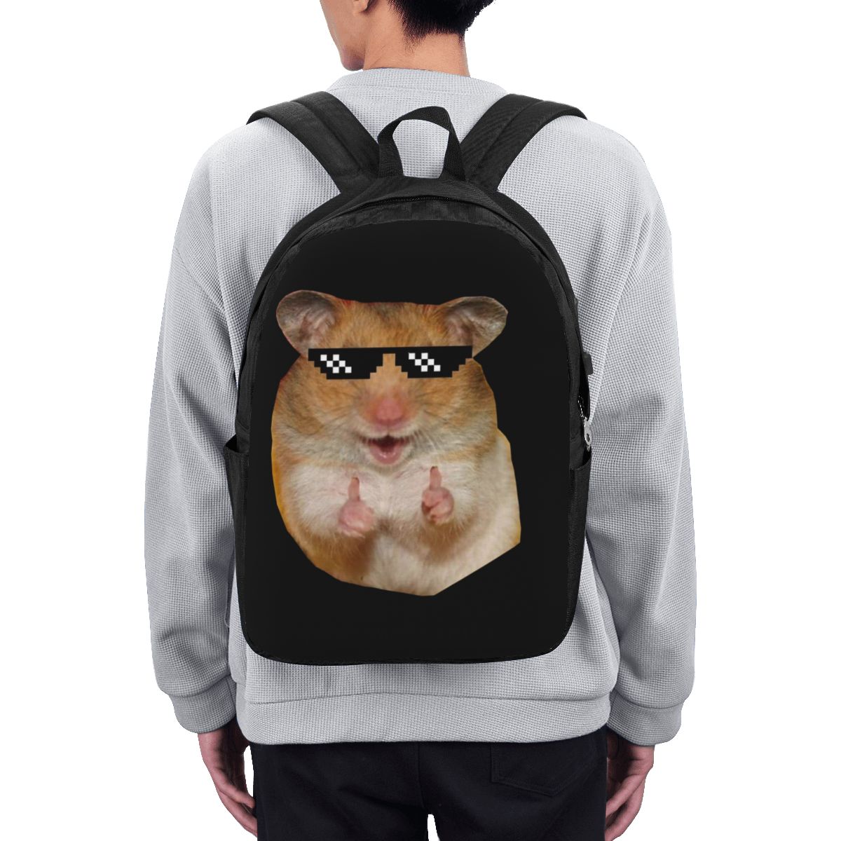 Funny Hamster Backpack Travel  - Women Bags Laptop ulasan dan harga
