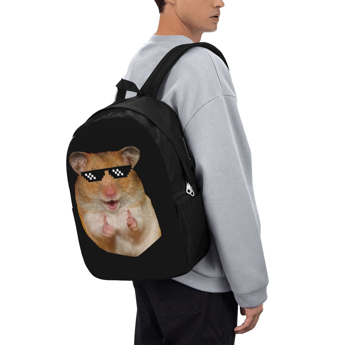Funny Hamster Backpack Travel  - Women Bags Laptop ulasan dan harga