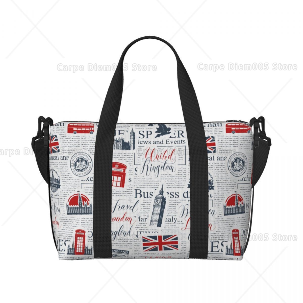 Vintage UK London Newspaper Tr - Women Bags Uk ulasan dan harga
