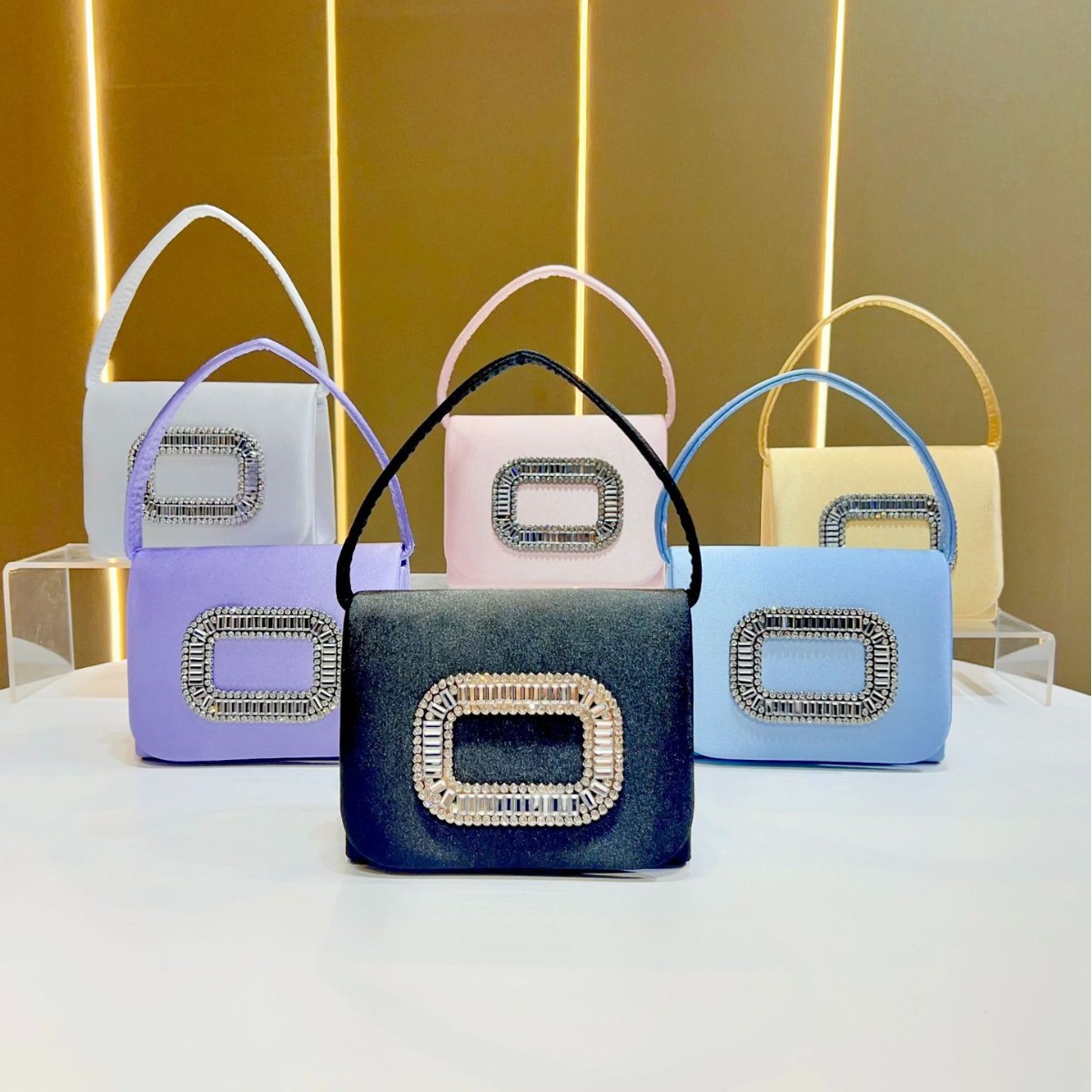 Luxury Mini Square Handbag Wom - Mini Purse Chain ulasan dan harga