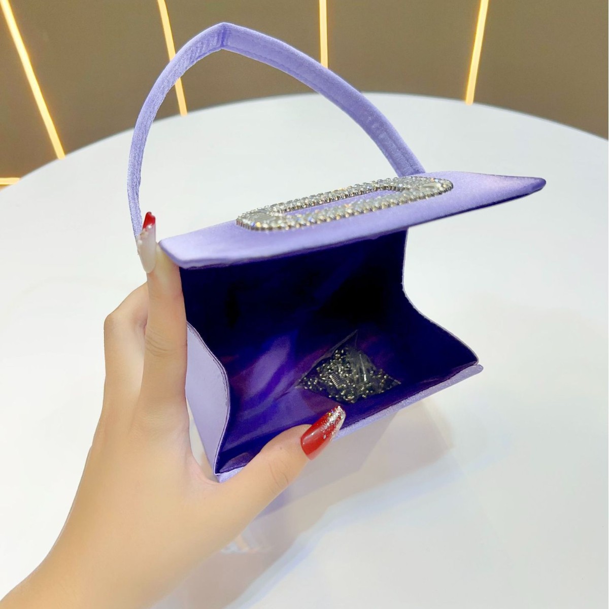 Luxury Mini Square Handbag Wom - Mini Purse Chain ulasan dan harga