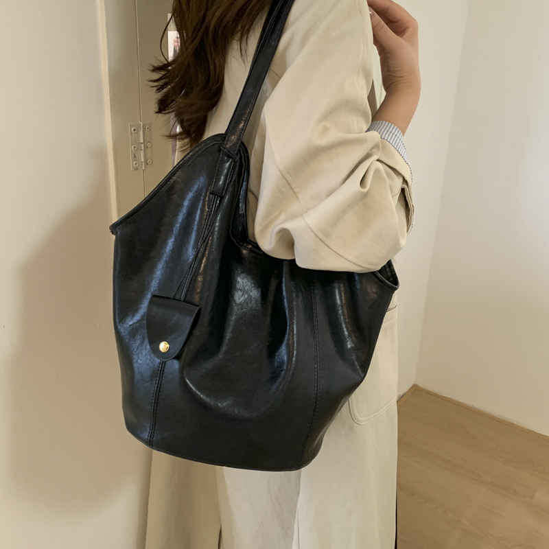 PU Solid Color Sewing Fashion  - Women Bags Branded Sale ulasan dan harga