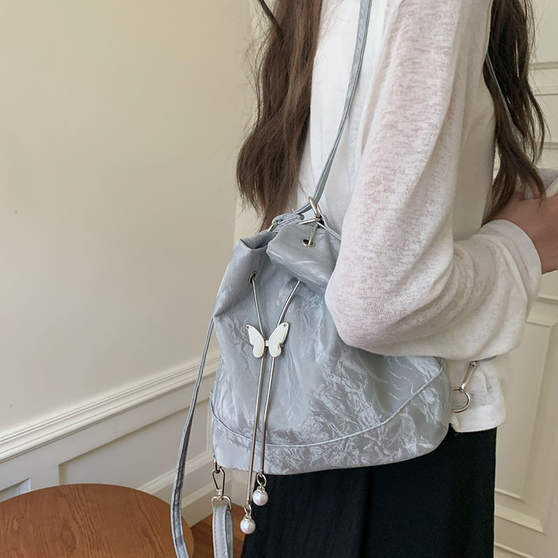 Women Mint Green Butterfly Dra - Mini Backpack Women ulasan dan harga