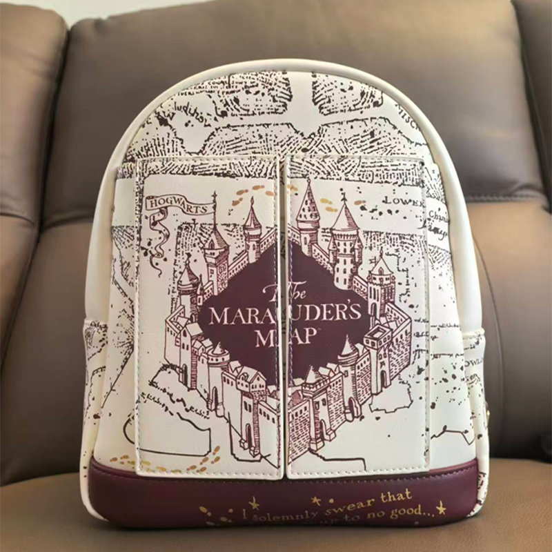 Harry Potter Map Printed Cospl - Mini Backpack Women ulasan dan harga