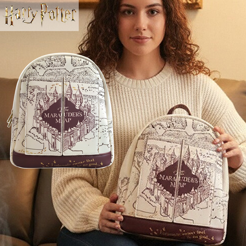 Harry Potter Map Printed Cospl - Mini Backpack Women ulasan dan harga