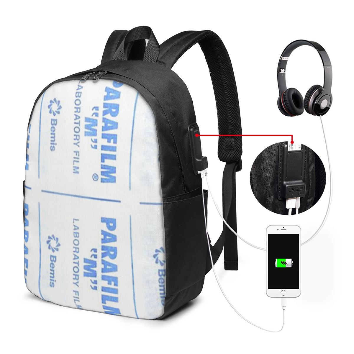 Parafilm Is A Lifesaver Backpa - Women Bags Laptop ulasan dan harga