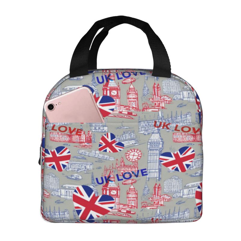 Flag Of The UK Insulated Lunch - Women Bags Uk ulasan dan harga