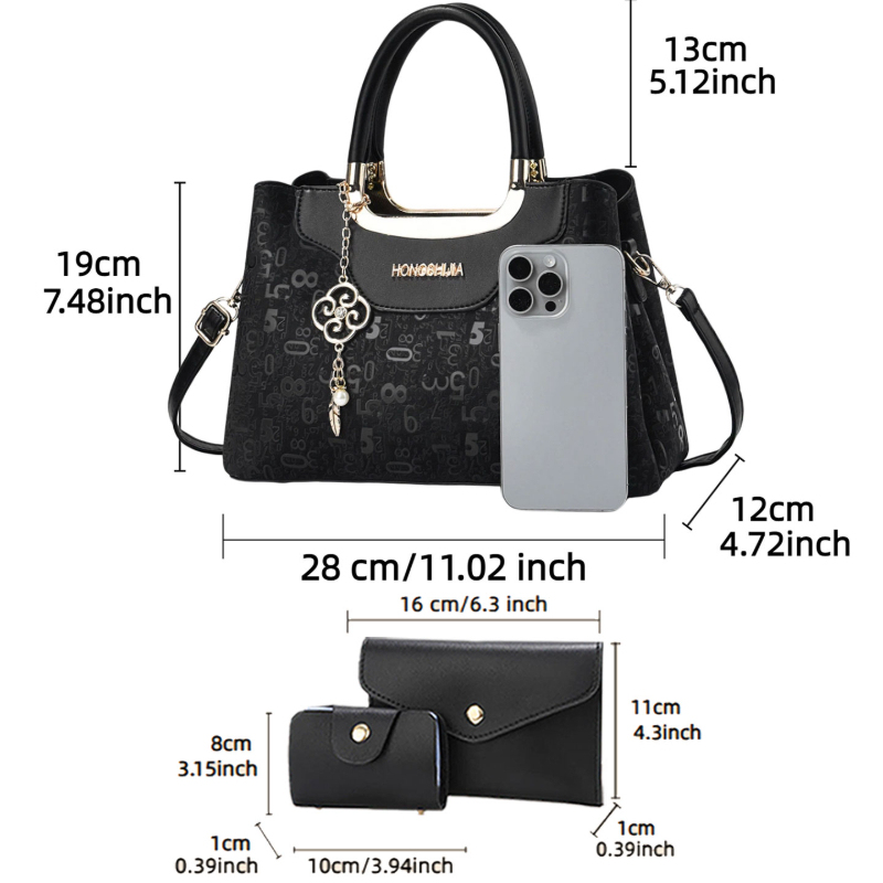 3-piece Fashion Women's Handba - Women Bags Luxury ulasan dan harga