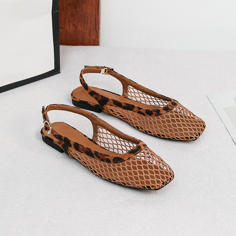 Mesh square head slippers bag  - Women Bags And Shoes ulasan dan harga