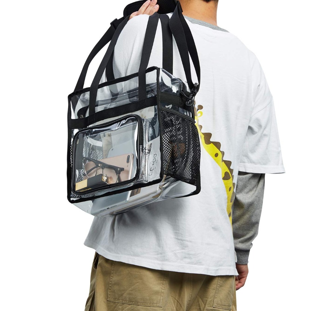 Clear Tote Bag Heavy Duty Plas - Women Bags For Work ulasan dan harga