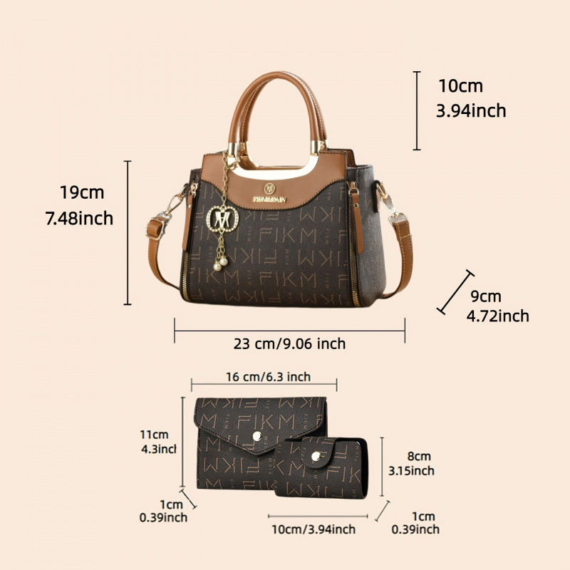 3-piece set of light luxury hi - Women Bags Luxury ulasan dan harga