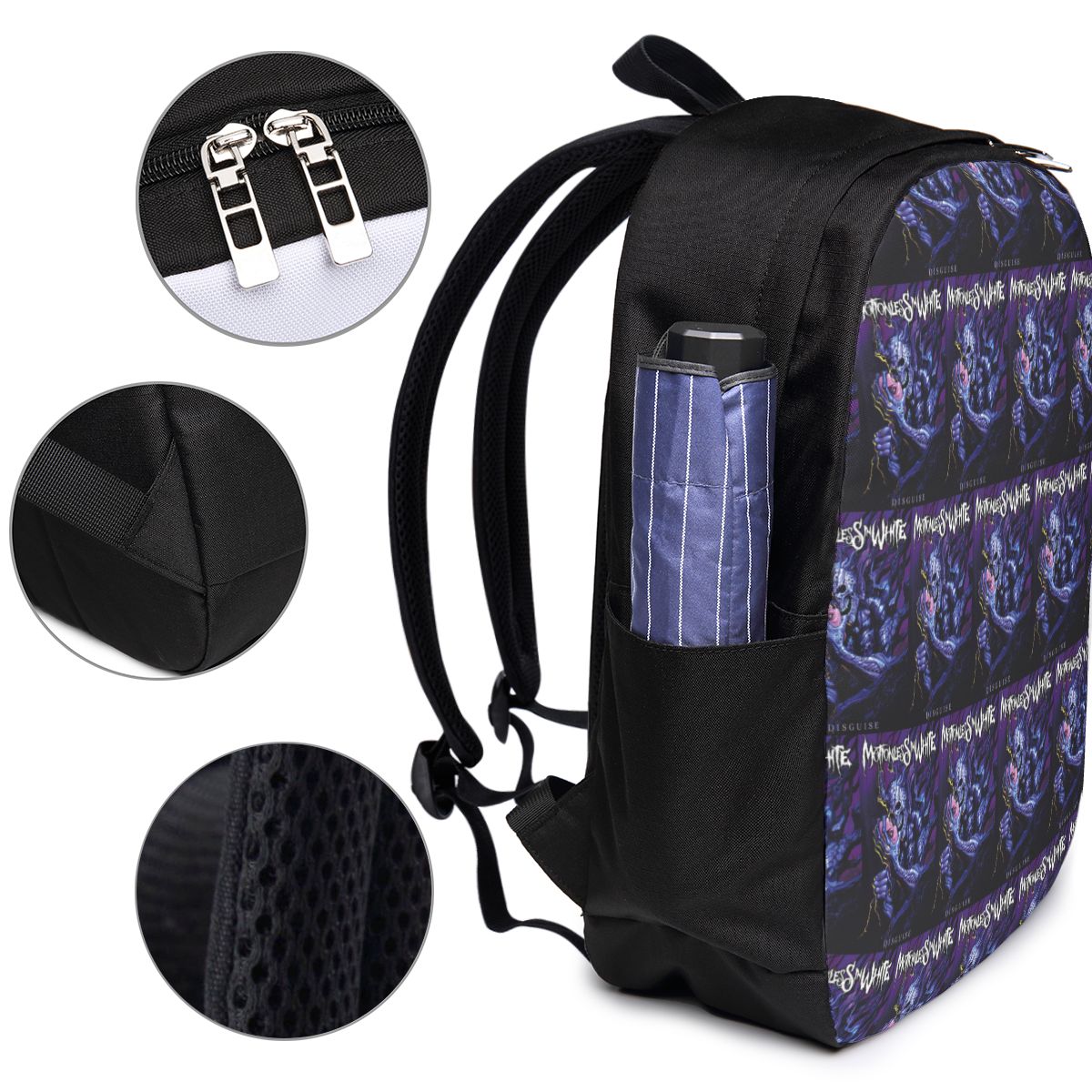 Motionless In White Backpack T - Women Bags Laptop ulasan dan harga