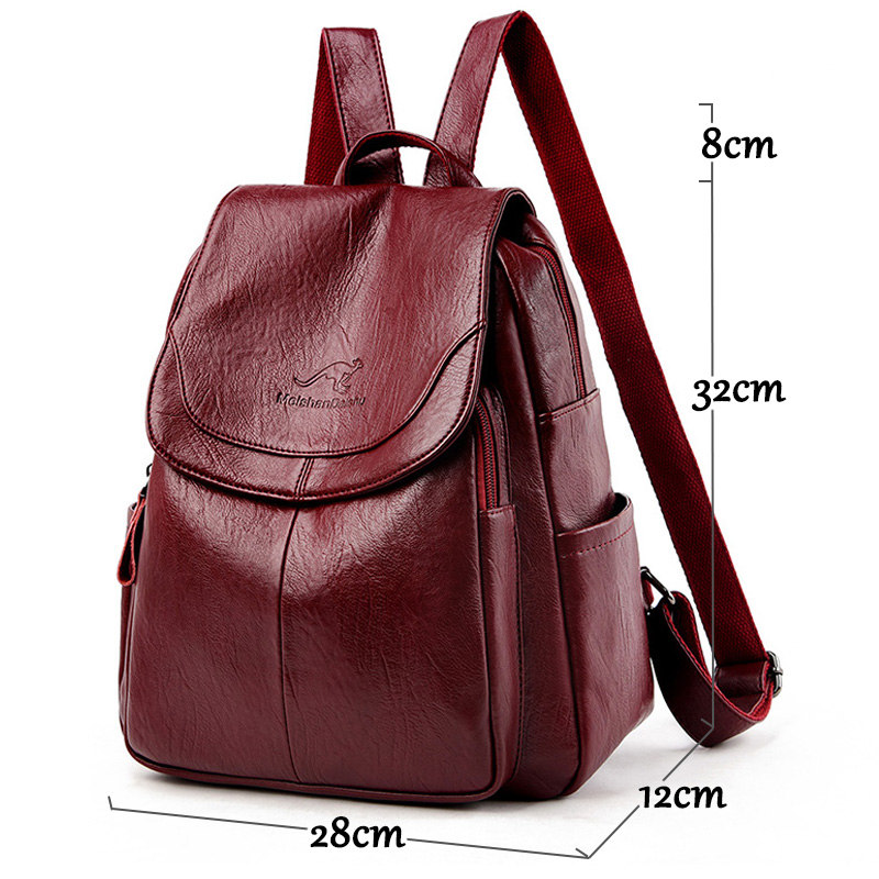 9 Color Women Soft Leather Bac - Mini Backpack Women ulasan dan harga