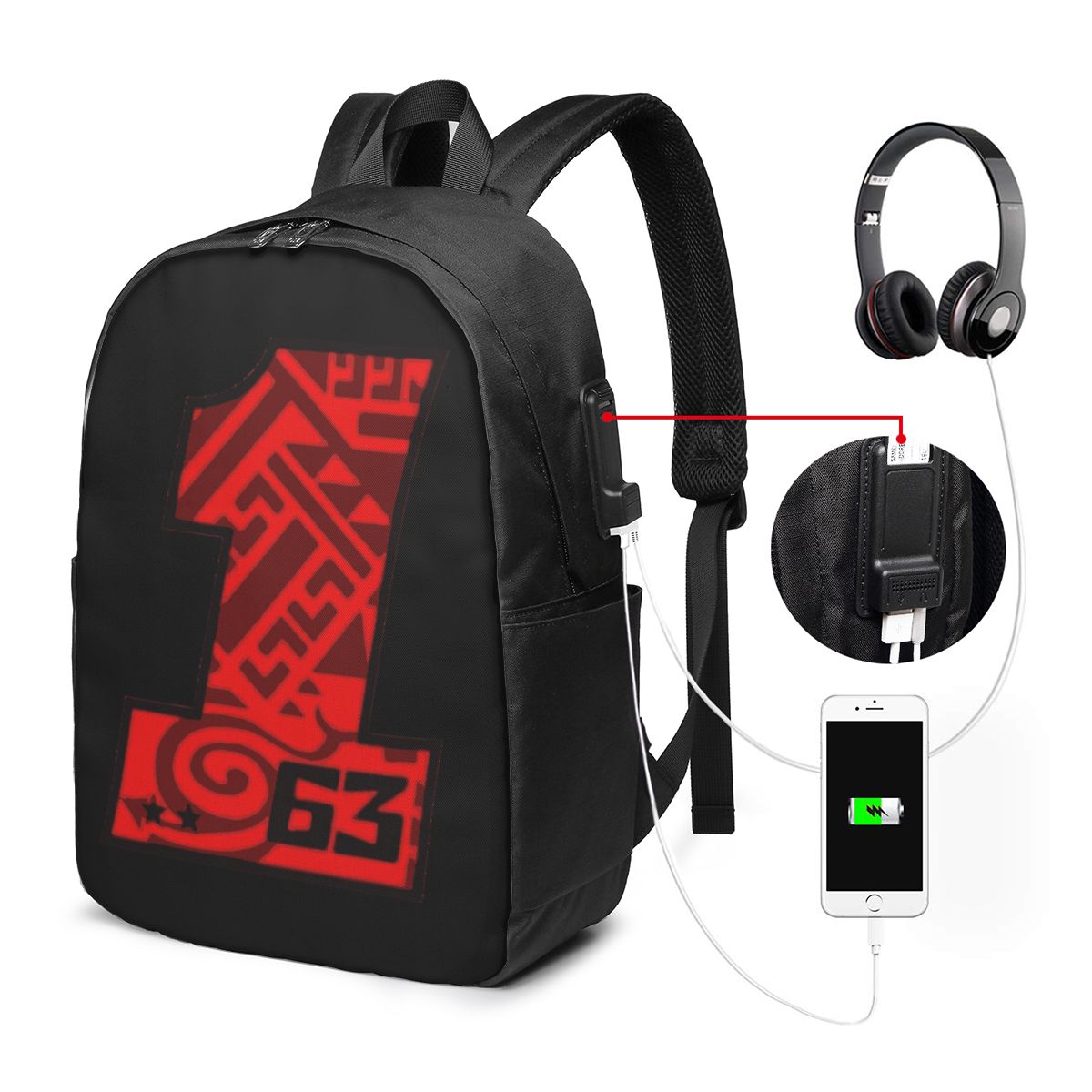 Pecco Bagnaia 63 Backpack Trav - Women Bags Laptop ulasan dan harga