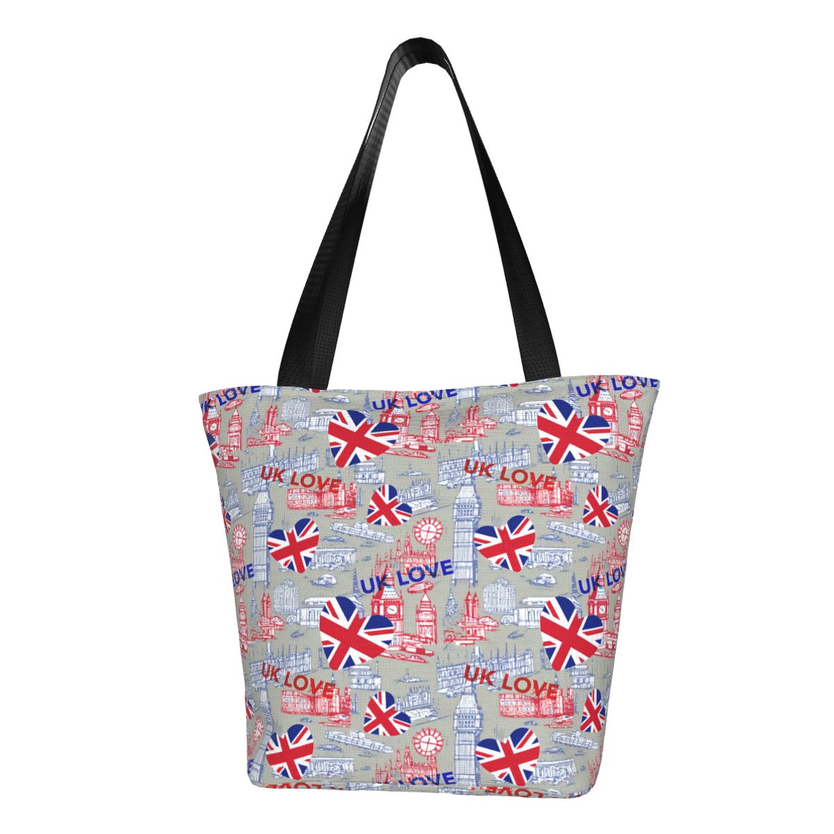 Custom Flag Of The UK Love Gro - Women Bags Uk ulasan dan harga