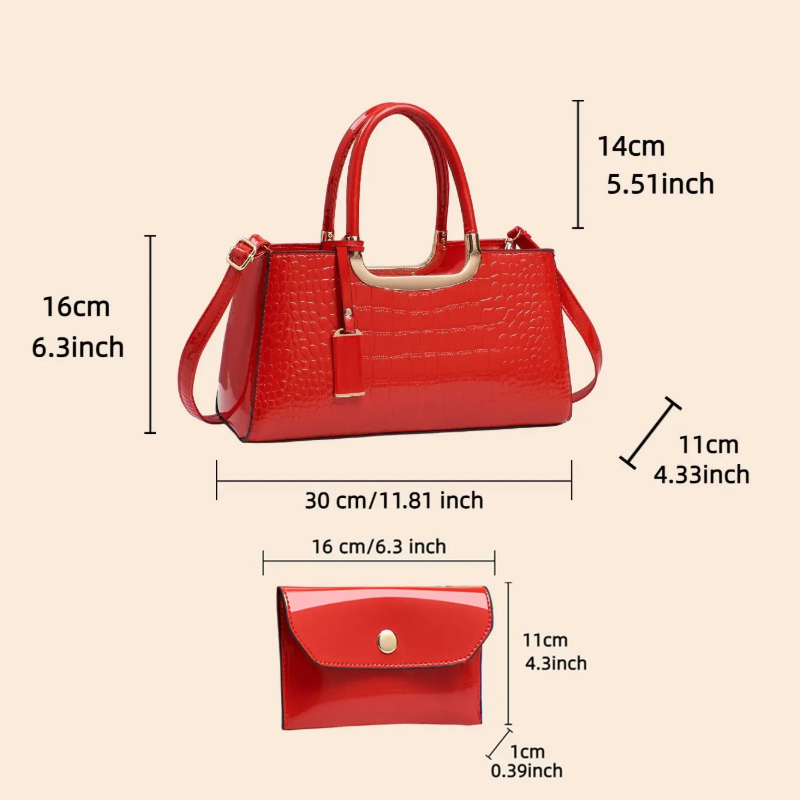 Women's Handbag Set, Light Lux - Women Bags Luxury ulasan dan harga