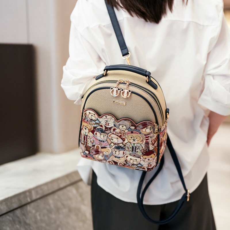 Mini backpack cartoon shoulder - Mini Backpack Women ulasan dan harga