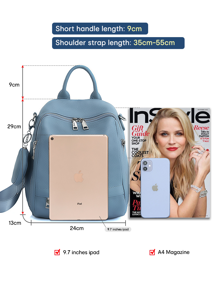 Zency Women's Genuine Leather  - Mini Backpack Women ulasan dan harga