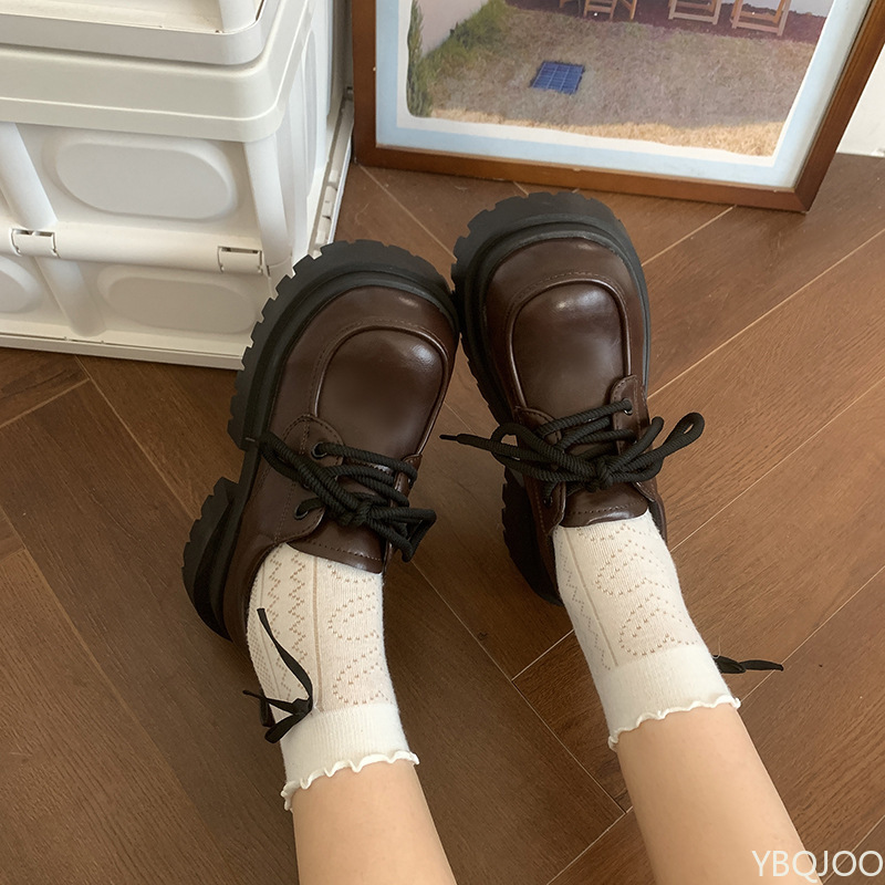 New Lace Up Thick soled loafer - Women Bags Trend 2025 ulasan dan harga