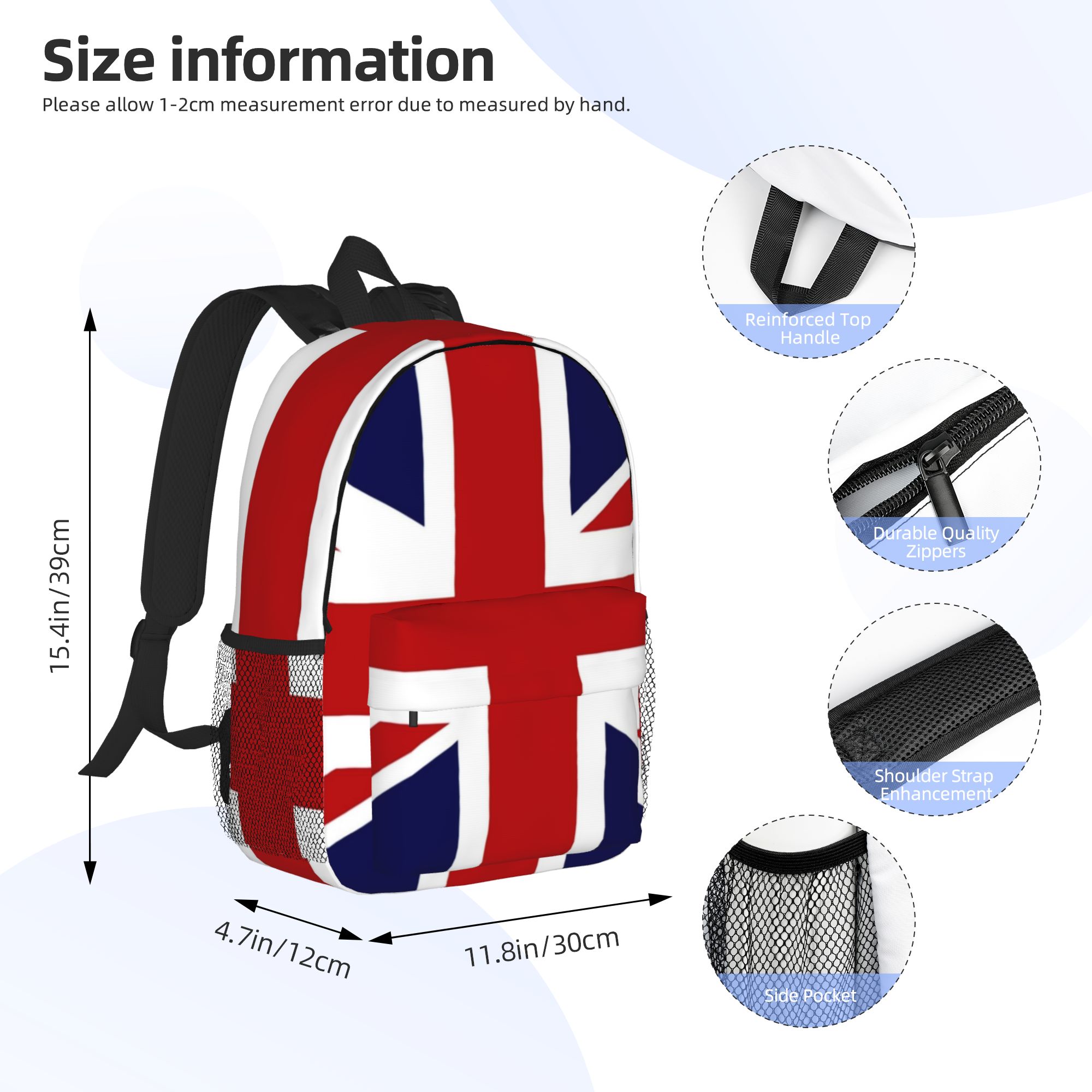 Union Jack Flag Of The UK Back - Women Bags Uk ulasan dan harga