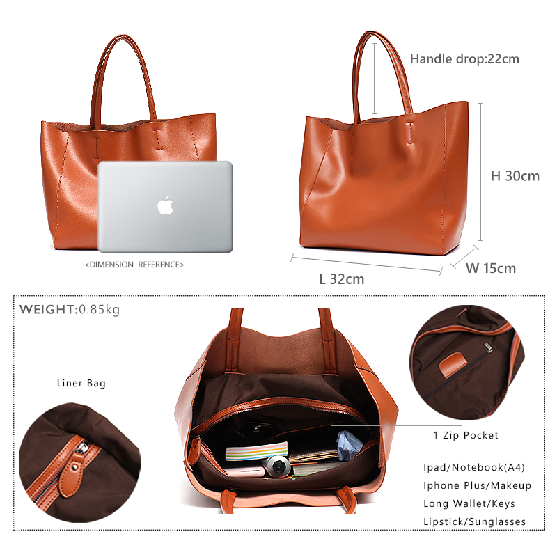 Minimalist Big Tote Bag Women  - Women Bags Low Price ulasan dan harga