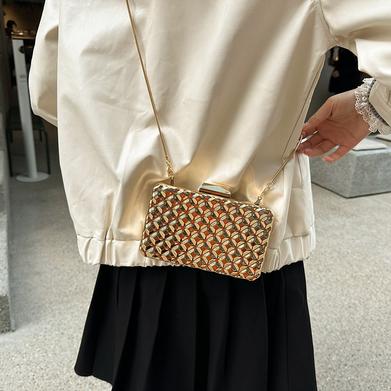 Women Gold Metallic Crossbody  - Women Bags Popular Brands ulasan dan harga
