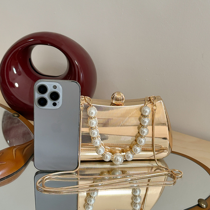 Women Gold Metallic Crossbody  - Women Bags Popular Brands ulasan dan harga