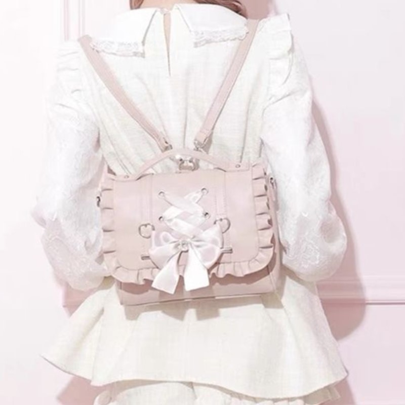 Sweet Bow Pink Mochila Women F - Women Bags Trend 2025 ulasan dan harga