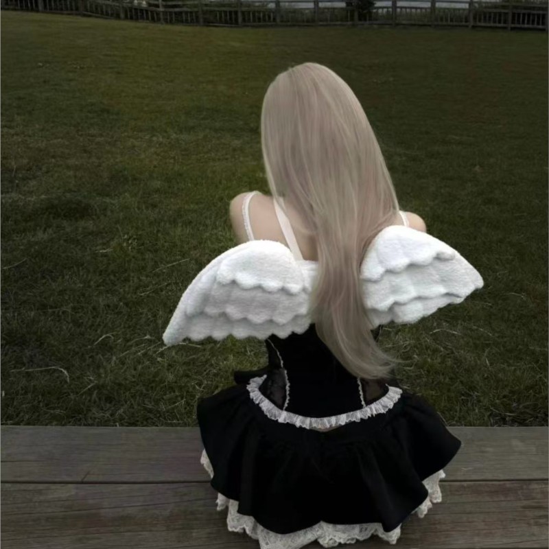 JIAERDI Sweet White Angel Wing - Women Bags Trend 2025 ulasan dan harga
