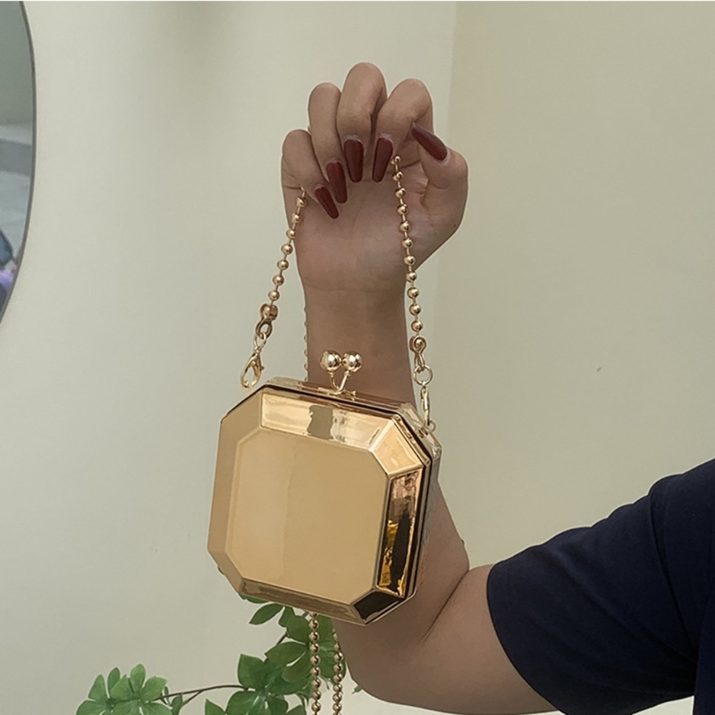 Mini Luxury Gold Party Evening - Women Bags Luxury ulasan dan harga