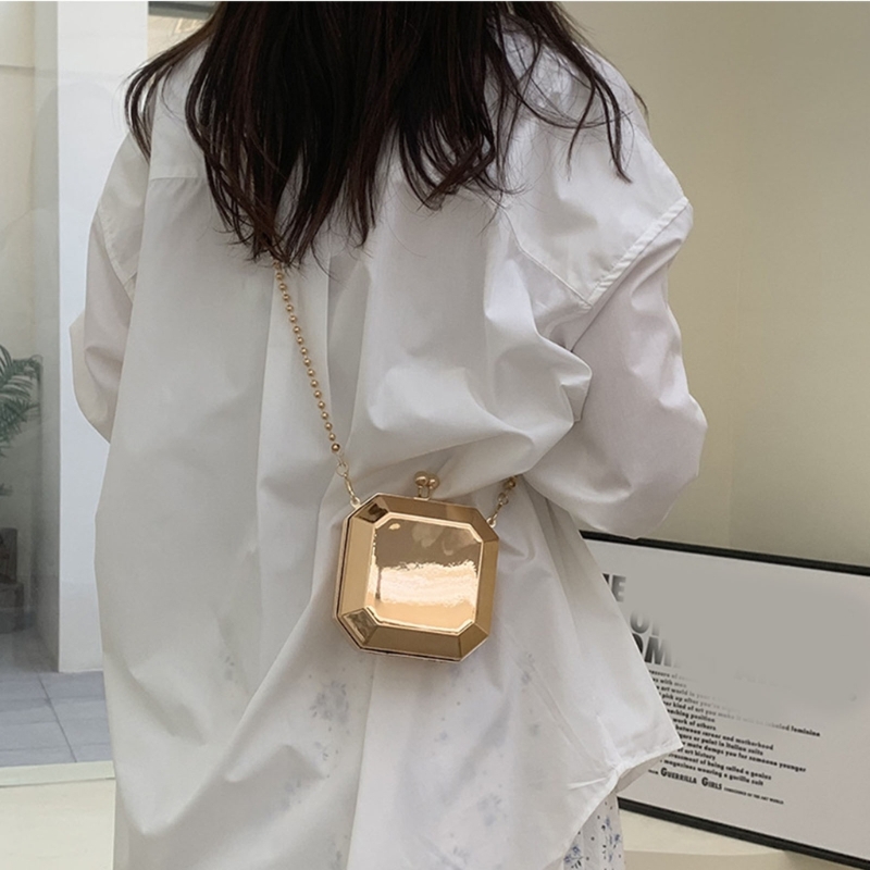 Mini Luxury Gold Party Evening - Women Bags Luxury ulasan dan harga