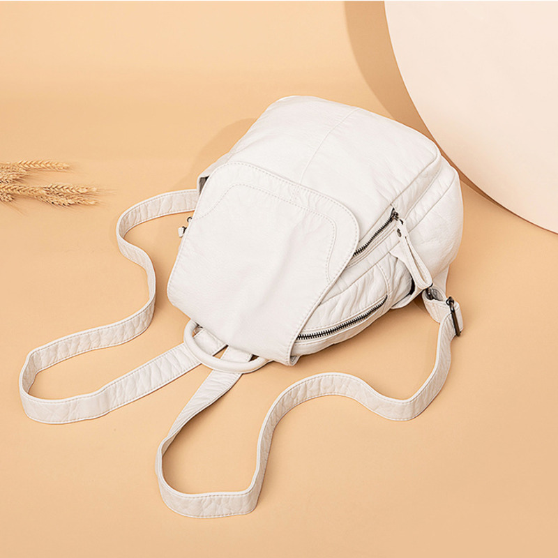 Women's Backpack White Washed  - Mini Backpack Women ulasan dan harga