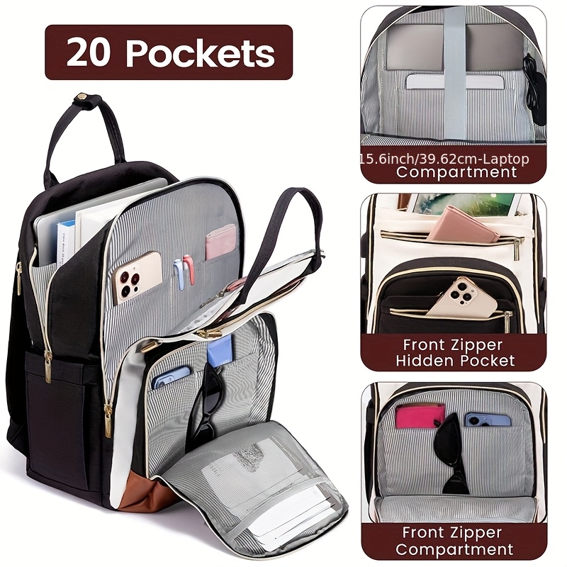 Women Two Tone Laptop Backpack - Women Bags Laptop ulasan dan harga