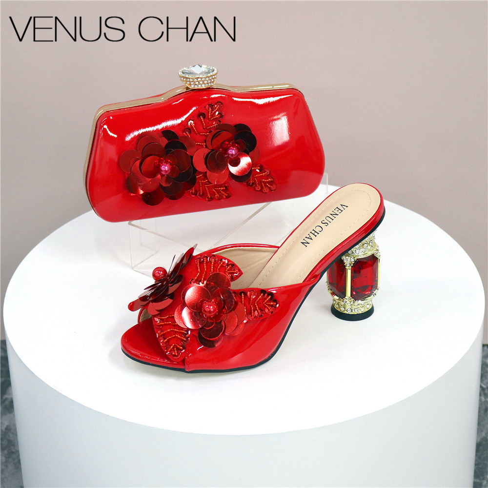 The Red Color Classy Bowknot P - Women Bags And Shoes ulasan dan harga