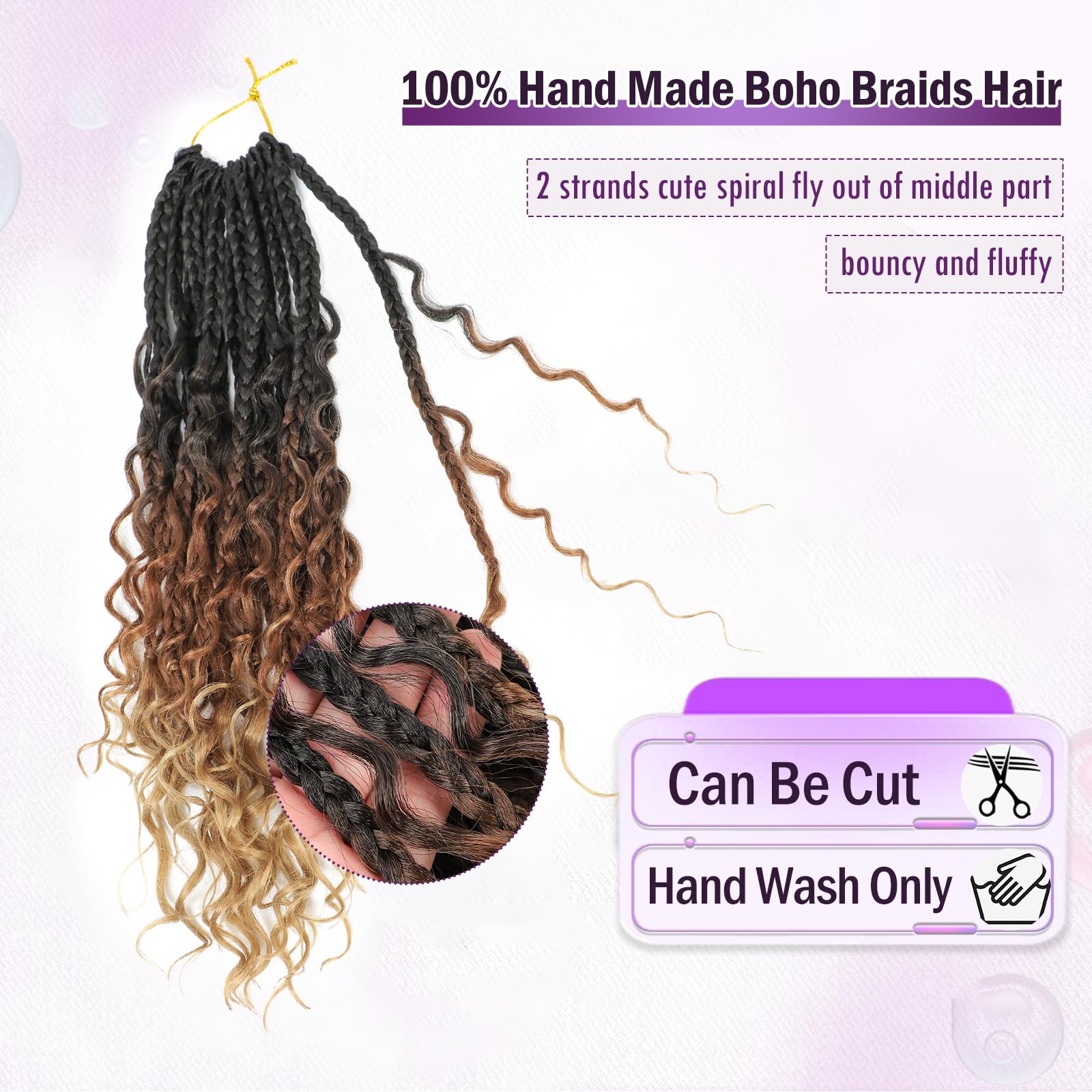 14 Inch Goddess Box Braids Cro - Women Bags Pack ulasan dan harga