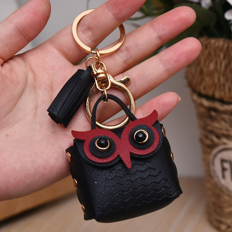 1PC Cute Key Bag Owl Coin Purs - Mini Purse Chain ulasan dan harga