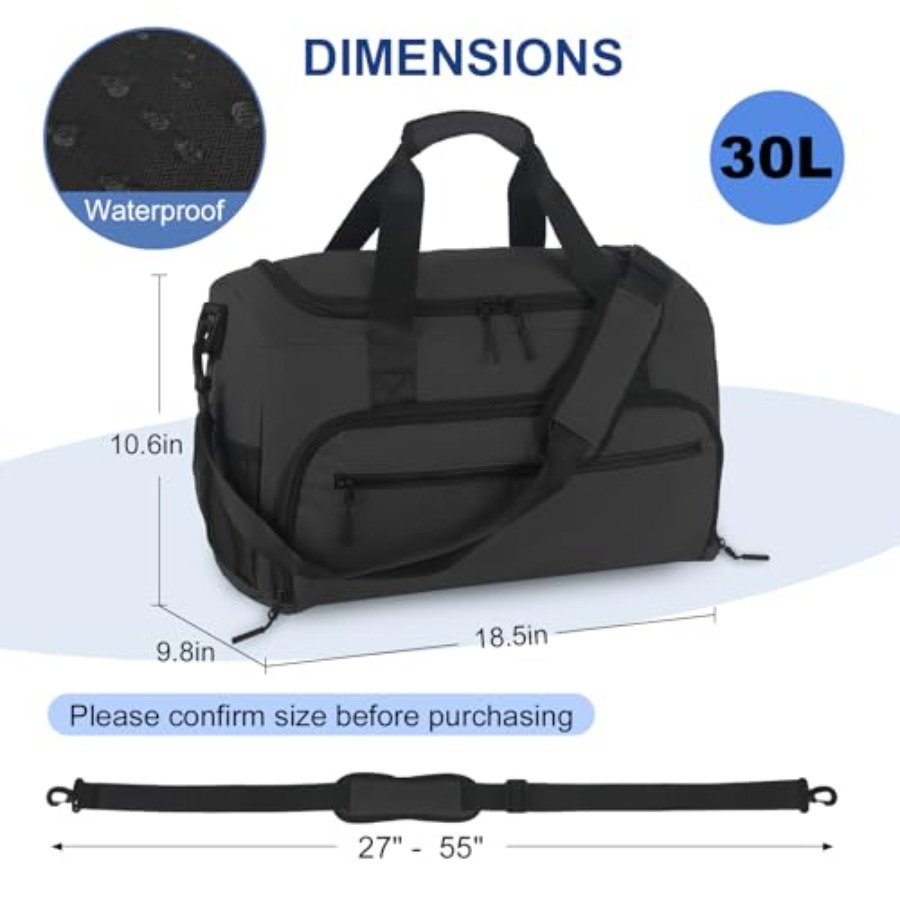 Gym Bag for Men Women, Sports  - Women Bags And Shoes ulasan dan harga