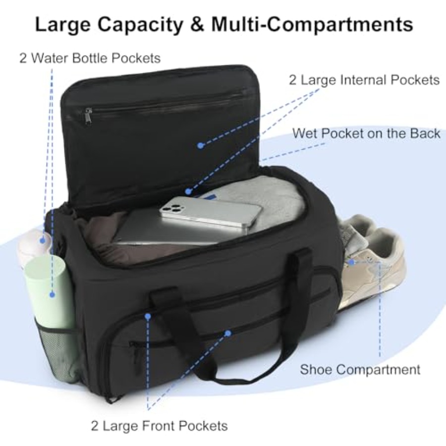 Gym Bag for Men Women, Sports  - Women Bags And Shoes ulasan dan harga