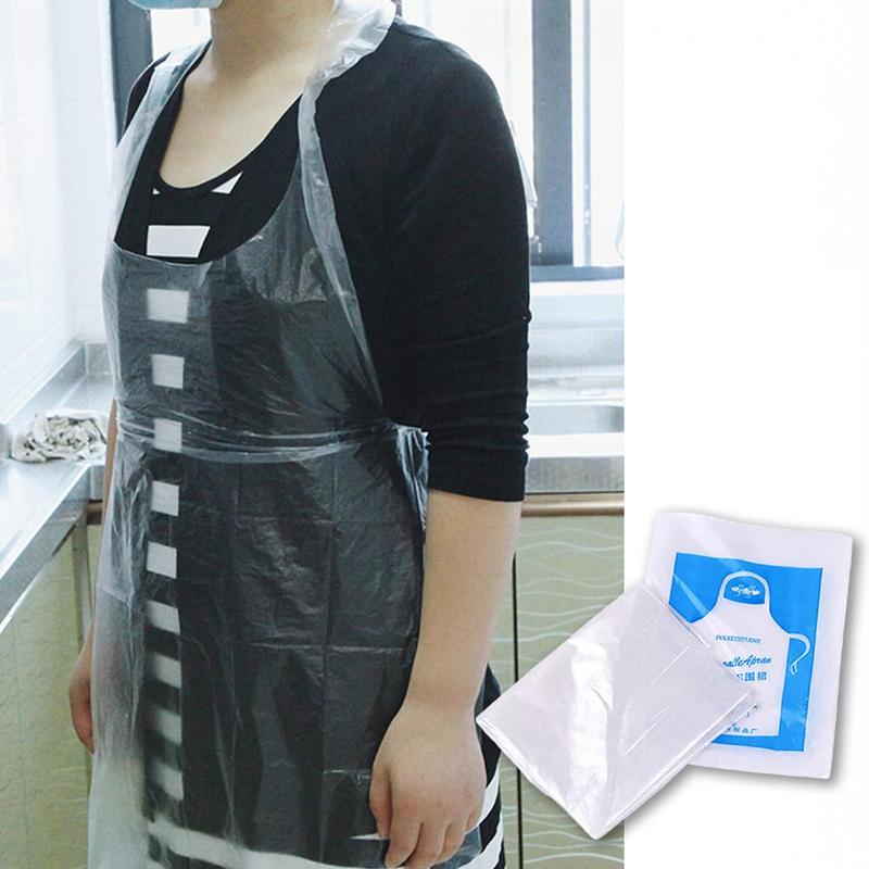 20PCS Disposable Kitchen Apron - Women Bags Pack ulasan dan harga