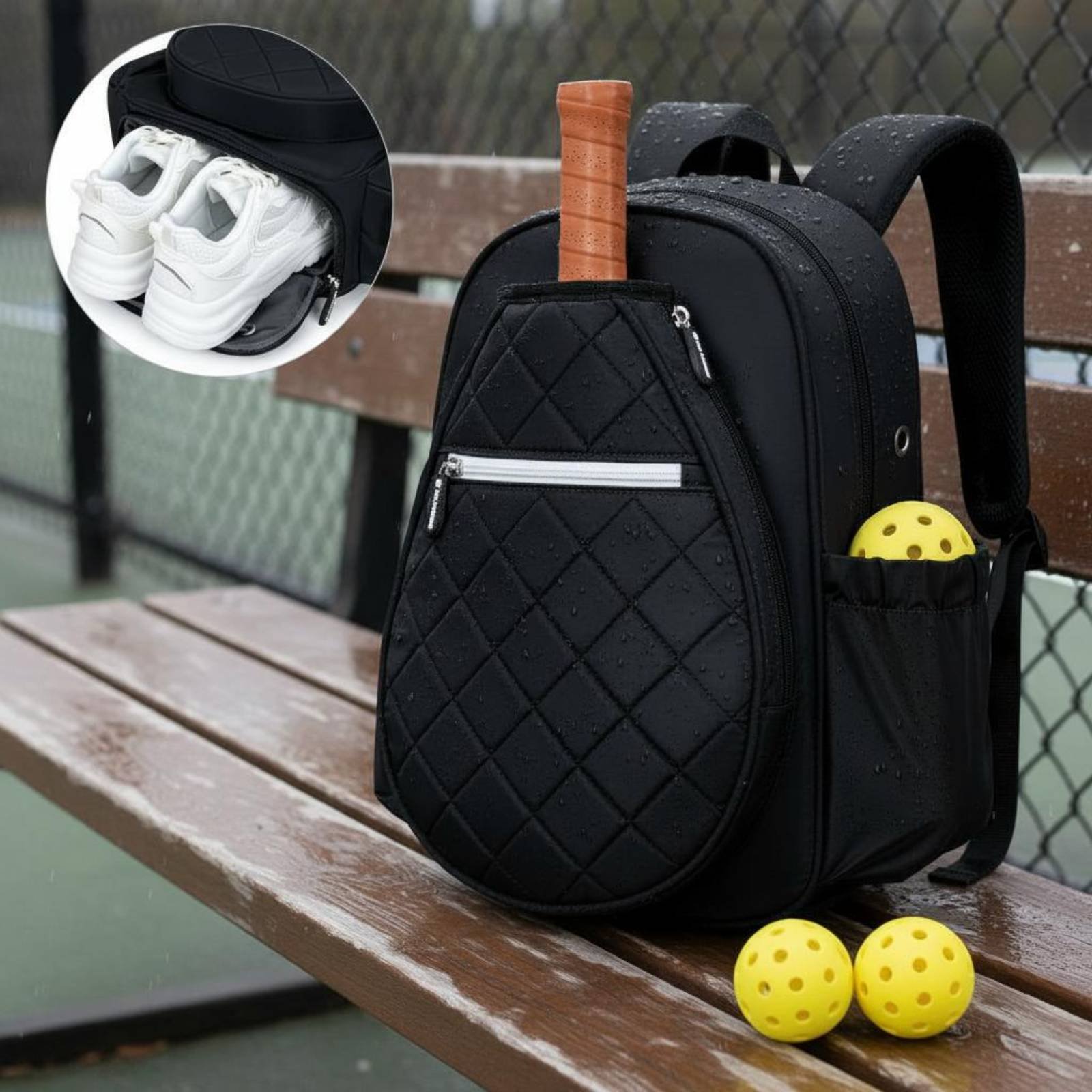 Quilted Pickleball Backpack Li - Women Bags And Shoes ulasan dan harga