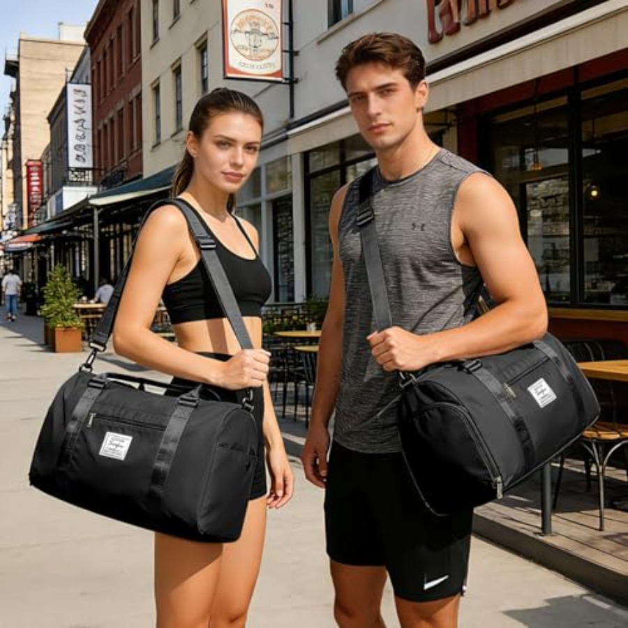 Small Black Sports Gym Duffel  - Women Bags And Shoes ulasan dan harga