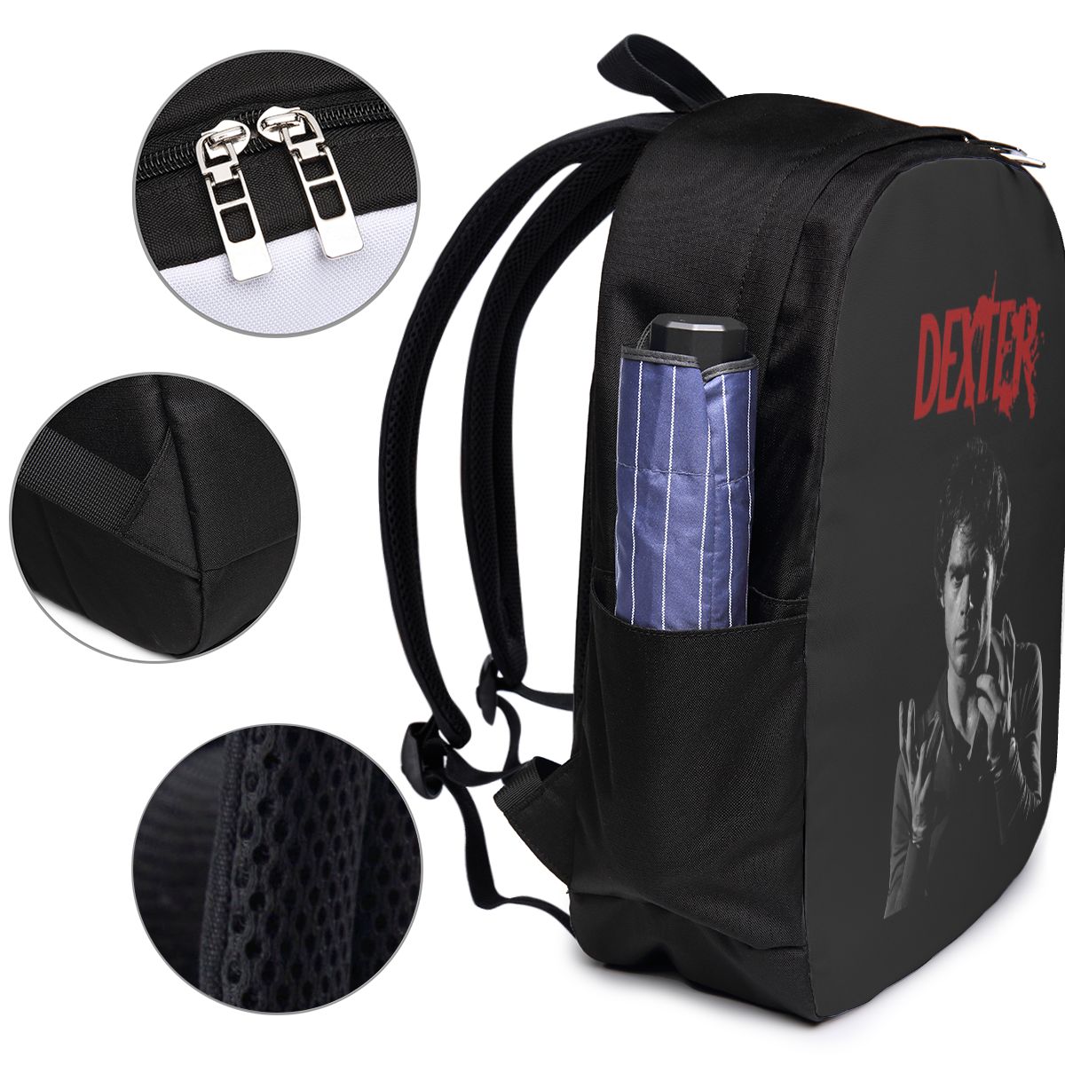 Movie Dexter Morgan Backpack T - Women Bags Laptop ulasan dan harga