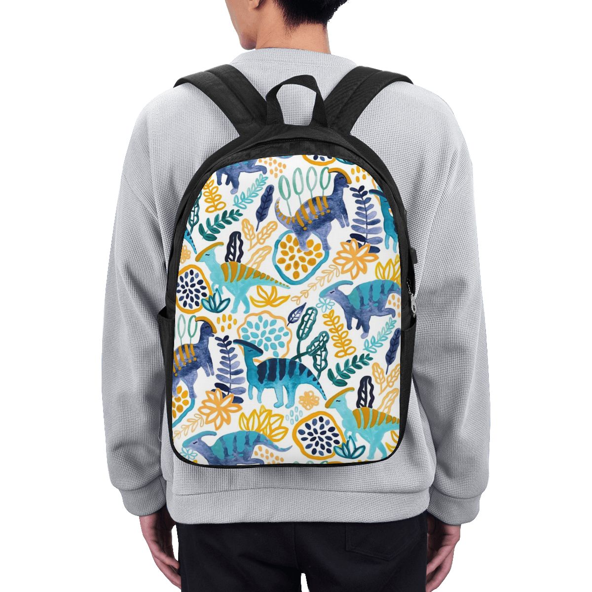 Gouache Parasaurolophuses Back - Women Bags Laptop ulasan dan harga