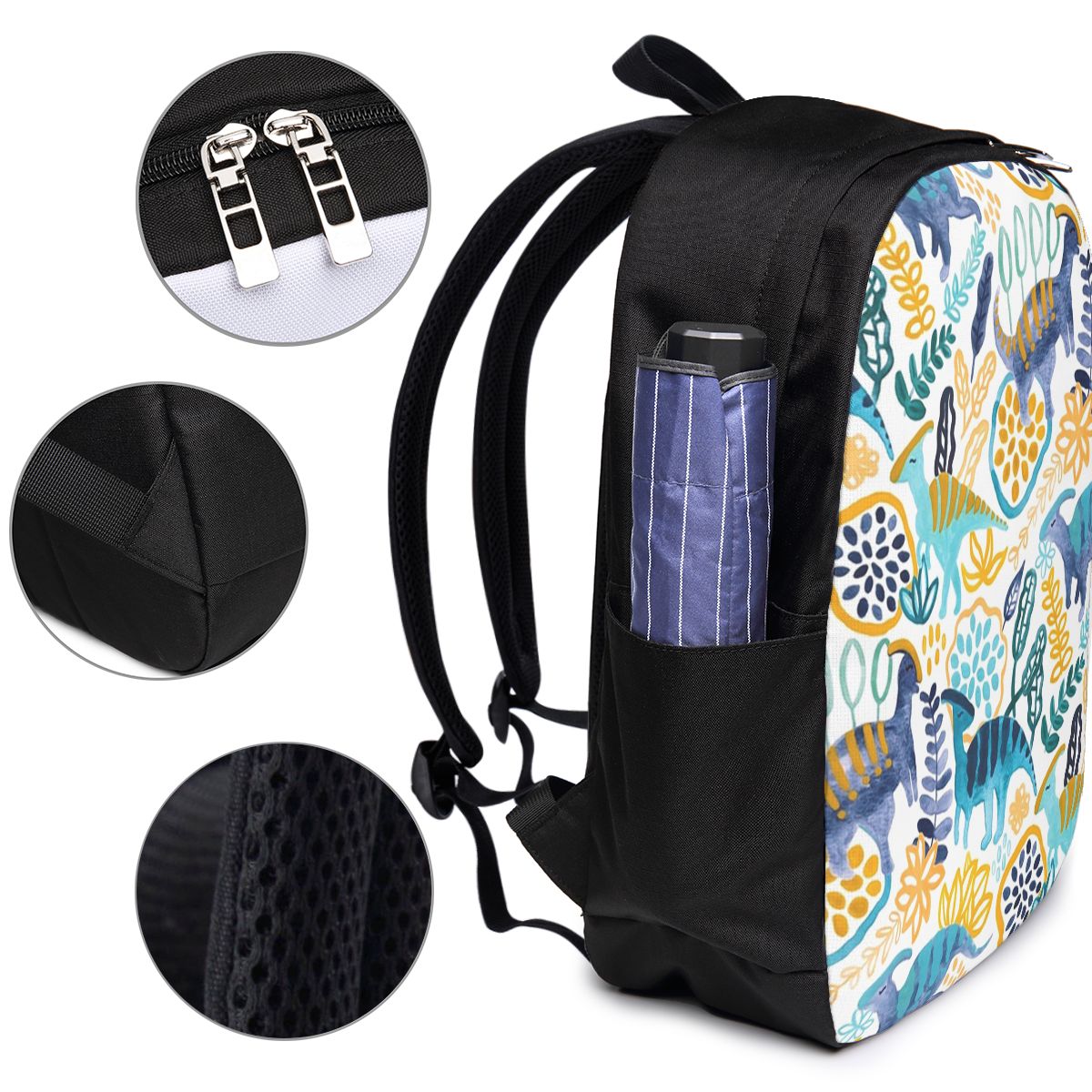 Gouache Parasaurolophuses Back - Women Bags Laptop ulasan dan harga